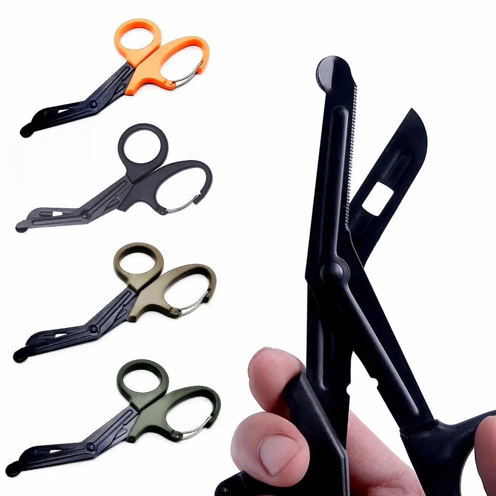 Carbou 18.5cm EMT Trauma Bandage Shears – Tactical Medical Scissors for Emergency & Outdoor Use